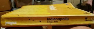 Vintage 1971 INDIANAPOLIS INDIANA BELL YELLOW PAGES PHONE BOOK 3