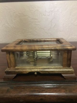 Wooden Music Box - Oregon Myrtlewood.  Swiss Made By Reuge.  Romance