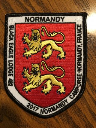 Black Eagle Lodge 482 Transatlantic Council 2017 Normandy Camporee