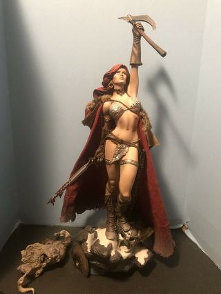 Sideshow Red Sonja Premium Format Figure Statue Exclusive Mib