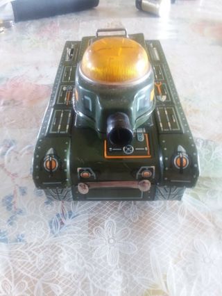 1950s Tin Litho Toy Tank Made In Japan By Modern Toys Still