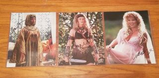 Xena Warrior Princess - Three Autographed Show Photos 8x10