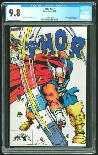Thor 337 - Cgc 9.  8 (first Appearance For Beta Ray Bill)