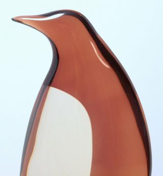 Large Palatnik Penguin Lucite Acrylic Figurine Signed