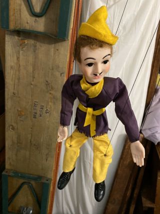 Vintage Hazelle Robin Hood Marionette String puppet 3