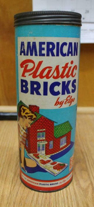 Vintage American Plastic Bricks No.  705 By Elgo