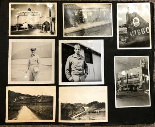 Vintage 1940s Itami Army Air Base,  Photos Nose Art Droopy Drawers,  Brazen Bertie