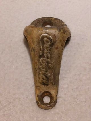 Antique Coca Cola Bottle Opener Starr Patented 1925 Brown Mfg Co.  4 "