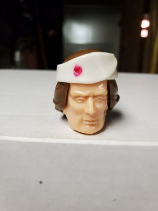 Vintage Pez Dispenser No Feet Wounded Soldier Head & Headband Only