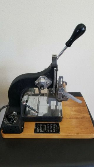 Vintage Kingsley Hot Foil Stamping Machine 2