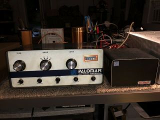 Vintage Palomar 300a Tube Linear Amplifier With Power Supply Cb Ham Radio Base
