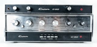 Vintage Crown Ic - 150 Stereo Pre Amplifier And Crown D60 Power Amplifier Usa Made