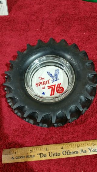 Vintage Firestone Tractor Tire Advertising Ashtray - Farm Sign Store Display
