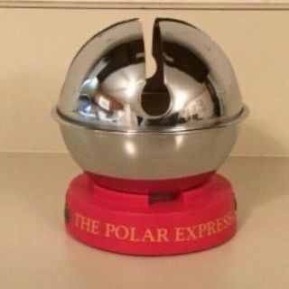 The Polar Express Believe Christmas Bell Tealight Stand Hallmark Cards Vg