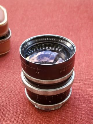 Angenieux Retrofocus Type R1 209159 F.  35 1.  2.  5 Vintage Camera Lens