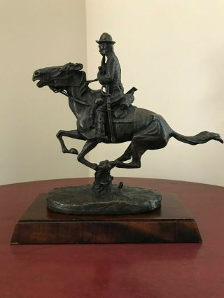 Trooper of the Plains 1988 Frederic REMINGTON Bronze Sculpture Franklin 3