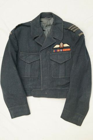 Post Ww2 Canadian Rcaf Wing Commander Battledress Jacket Tunic
