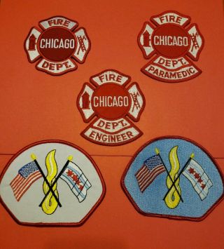 Chicago Illinois Fire Department Patches