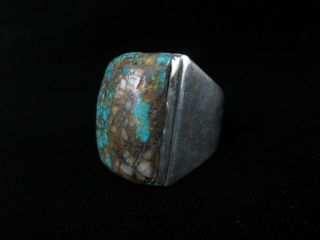 Large and Heavy Vintage Navajo Ring 3