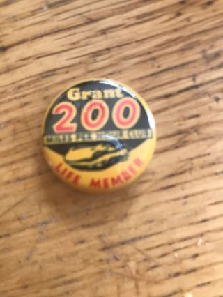 Vintage Gant 200 Mile Per Hour Club Pin; Bonneville,  Salt Flats,  Mg,  Hot Rod