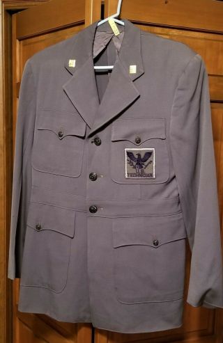 Vintage Us Navy Electronics Technician Dress Uniform Jacket