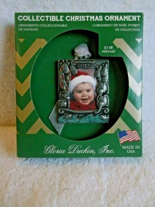 Gloria Duchin Collectible Pewter Christmas Ornament - Baby 