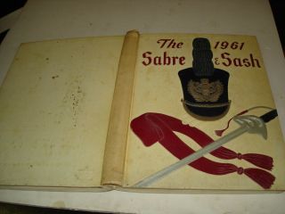 1961 Sabre & Sash Pmc Pennsylvania Military College Yearbook 344pp Illustrated