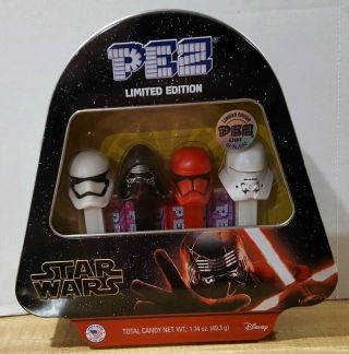 Star Wars Pez - The Rise Of Skywalker Tin - Lmt.  Ed.  Only 75,  000 At Pez