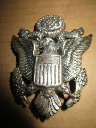 Great Ns Meyer Early Air Force Officers Cap Badge Usaf 1950 