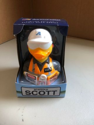 Osha Safety Series Accuform Rubber Duck Scaffold Scott 5 " In Limited Edition