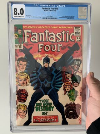 Fantastic Four 48 Cgc 8.  0 1st Full Black Bolt