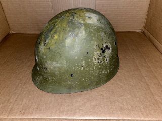 M1 Helmet Liner Ww2 / Early Korea 1951 By Westinghouse Mold 11 Webbed By Capac