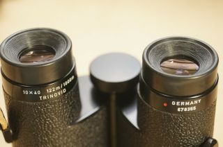 Vintage Leitz Trinovid Binoculars Wetzlar 10x40 w/Case Leica 2
