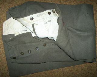 Ww2 Wool Pants,  Size 32 X 31,  U.  S.  Issue