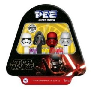 Pez Star Wars The Rise Of Skywalker Limited Edition 4pc Gift Tin Retired