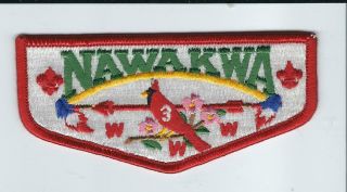 Boy Scout Oa Nawakwa Lodge 3 Flap