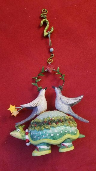 Krinkles Patience Brewster Two Turtle Doves Ornament 12 Days Christmas Dept 56