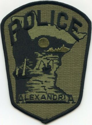 Alexandria Minnesota Mn Subdued Police Patch