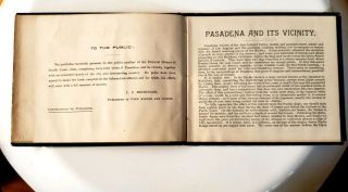Album Of Pasadena,  Cal and Vicinity Photo Album.  circa 1910 49 Views 3