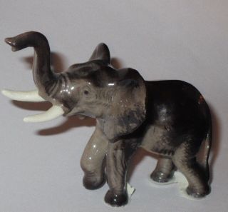Hagen Renaker Miniature Mama Elephant W/ Trunk Up