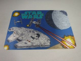 Star Wars Fight Death Star Millennium Falcon Holographic Placemat A17172