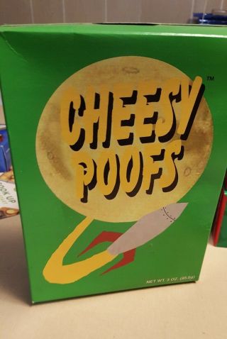 South Park Cheesy Poofs Promotional Box With Food 1998 Comedy Central Kyle Rare