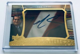 Decision 2016 Ted Cruz Cut Signature Autograph Card Series 2