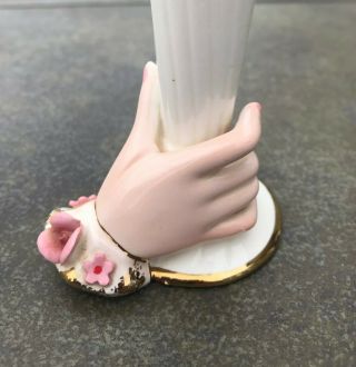 Vintage 1962 Napco Porcelain Lady’s Hand Vase C5529A; 2