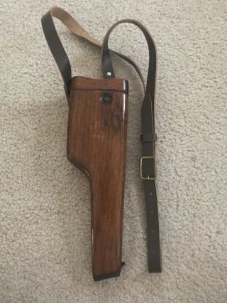 Russian Stechkin Pistol Aps Holster Wooden,  Carrying Sling,  Rod