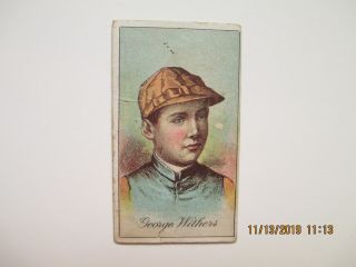 Buchner Gold Coin N284 Jockey George Withers