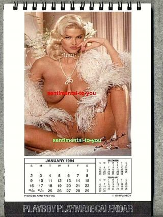 1994/2022 Playboy PLAYMATE Desk CALENDAR Playmate of the Year: ANNA NICOLE SMITH 2