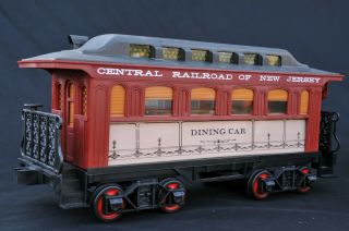 Dining Car Central Railroad Of Nj Jim Beam Decanter - Train Series -