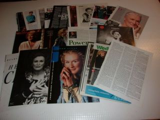 Glenn Close 44 Clippings Last Chance Only Listed For 1 Week
