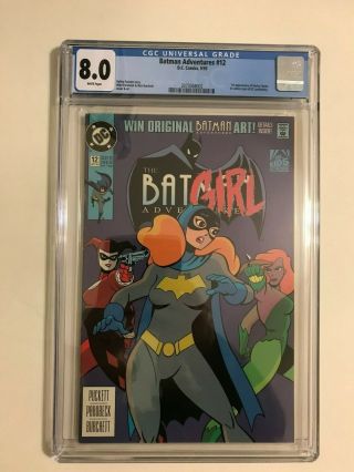 Batman Adventures 12 Cgc 8.  0 White Pages 1st First Harley Quinn